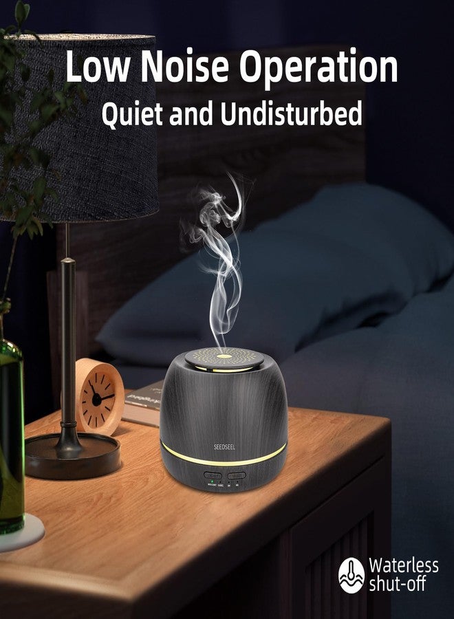 SEEDSEEL 300ML Essential Oil Diffuser,Ultrasonic Aromatherapy Diffuser, 7-Color Gradient Lights, Remote Control, 8 Hours Run Time, Suitable for Home,Office - Image 4